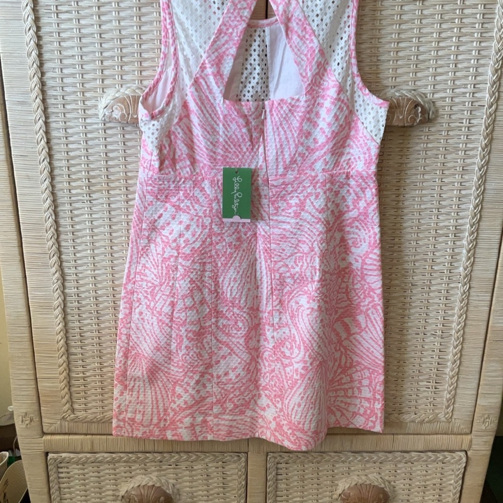 Lilly Pulitzer Kaylee Shift Dress Hubba Bubba Sea Cups Women’s Size 6 Cotton NWT - Picture 7 of 12